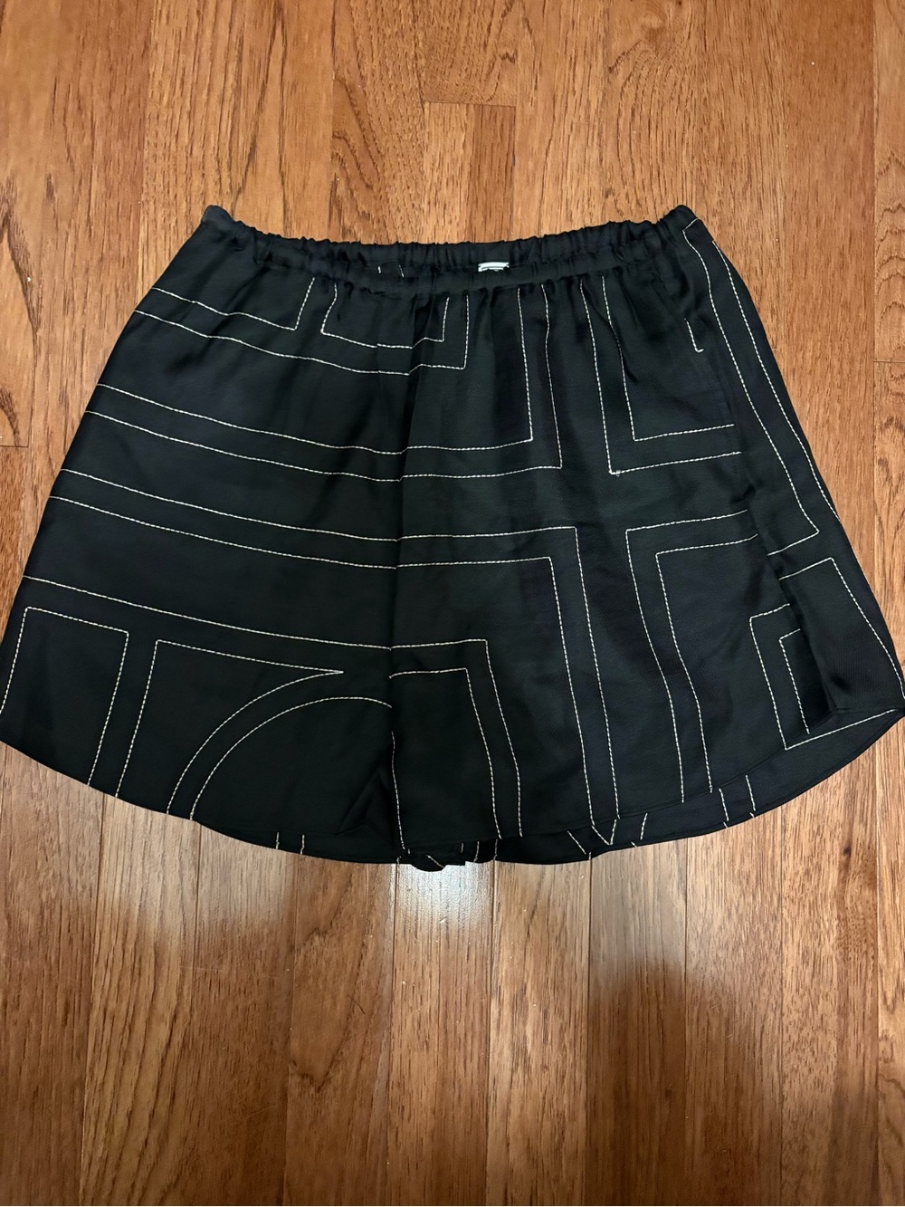 Toteme monogram silk pj shorts
